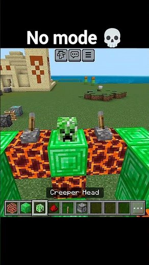 spawning mutant creeper in Minecraft#shorts #minecraft