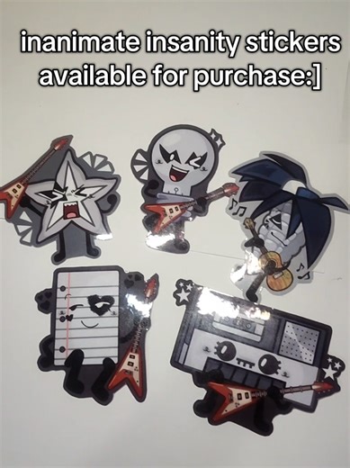 Inanimate Insanity Stickers Available for Purchase