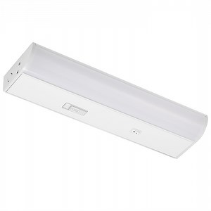 Maxxima 12 in. LED Under Cabinet Light, Hardwired, 550 Lumens, 5 CCT 2700K - 5000K, White, On/Off Switch