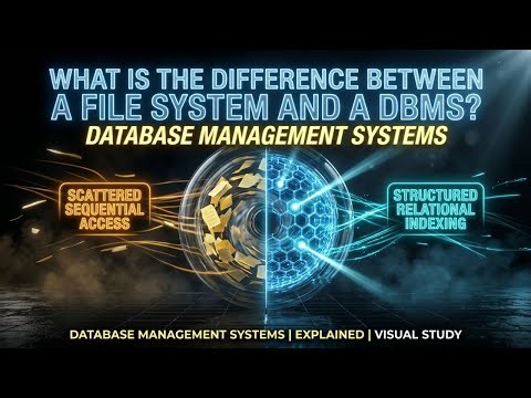 Difference Between File System and DBMS Explained | Computer Science