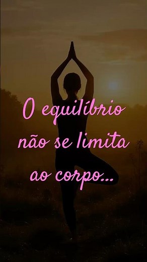 💫 A ioga é o caminho para o equilíbrio — aqui e agora.