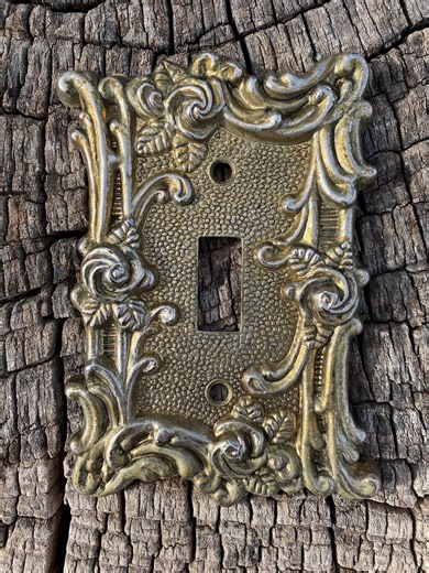 Metal Light Switch Cover Plate - 1967 American Tack & Hardware, Vintage Plate, Décor - Etsy