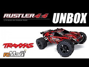 Traxxas Rustler 4X4 1/10 4WD RTR Stadium Truck Red Edition 67064-1RED Unbox!