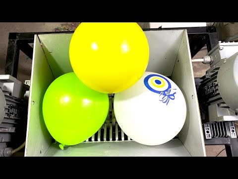 🎈 Shredding Balloons in a Powerful Shredder | Oddly Satisfying & Fun 🎥