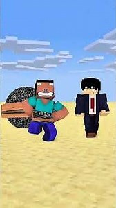 HELP Herobrine To Power Up Pull With Bigger And Bigger Bedrock #friendship #shorts #trending #anime