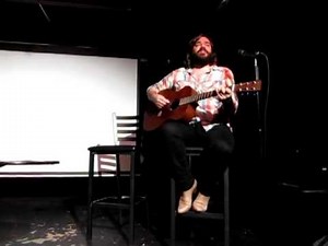 Matt Berry - Snuff Box theme song live acoustic (Toronto 03/08/2011)