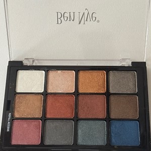 Ben Nye 12 Eyeshadow Palette Professional Eye Makeup Refillable Warm Neutrals