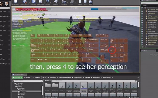 为初学者和中级者提供的UE4近战战斗教程 (UE4 Melee combat tutorial for beginners and intermediates)