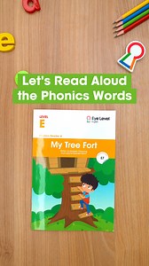 3.8K views · 47 shares | Reading aloud is the key to success in phonics! ❇️ A great way to practice, explore new words, and bring stories to life. Today, try making new sentences with your child using today’s phonics and read together. Let's make reading aloud a daily habit!  | Eye Level HQ | Facebook