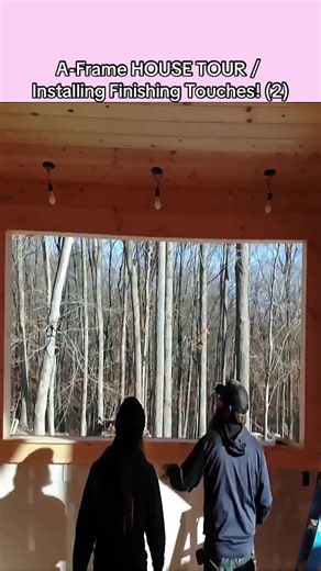 A-Frame HOUSE TOUR／Installing Finishing Touches! (2)