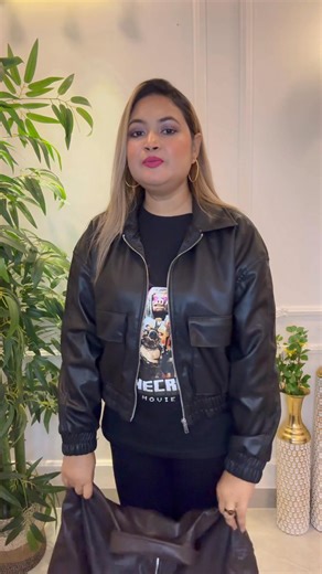 19K views · 215 reactions | Leather jacket 癩 Size 36 to 46 Fabric premium leather Inbox us to confirm order 癩癩 | Nova's Fashion | Facebook