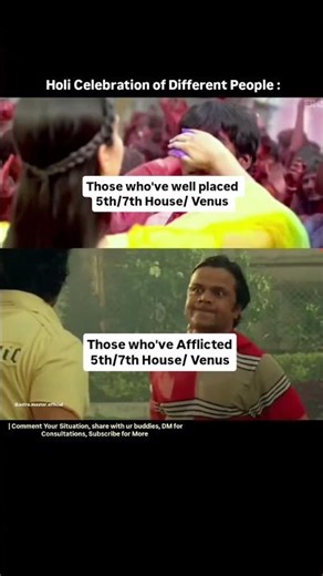 Holi Celebration funny moment Astrology. #astrologyshorts #astromasterofficial