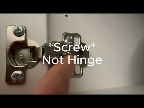 How To Perfectly Adjust Ikea Cabinet Door Hinges