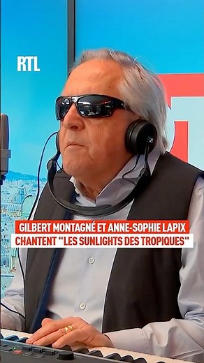Gilbert Montagné and Anne-Sophie Lapix sing "The Sunlights of the Tropics"