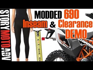 KTM 690 Enduro R~ INSEAM DEMO for Short Riders After Kouba & Seat Mods