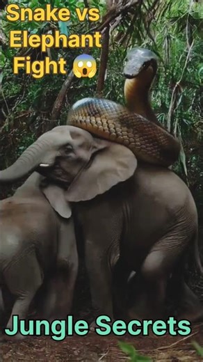 👉 Giant Snake vs Elephant 🐘😱 जंगल का सबसे डरावना सच | Amazon Jungle Secrets
