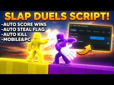 Slap DUELS [🎉UPD!] Script - *NO KEY* (Auto Wins Score, Auto Steal Flag, Spin Bot, Auto Kill & More