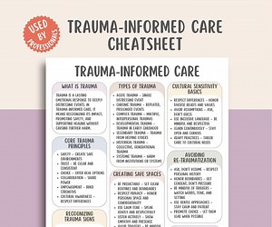 Trauma-informed Care Cheatsheet, Therapist Handout, Trauma Response Chart, Polyvagal Reference, Somatic Tools, Nervous System Support, Pdf - Etsy