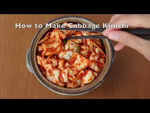 How to Make Korean Cabbage Kimchi at Home