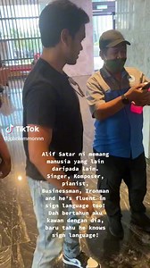 792K views · 26K reactions | Min salute and respect betul dengan Alif Satar ni. Bukan suara je merdu, bahasa isyarat pun padu! 朗 | TV3 Malaysia | Facebook