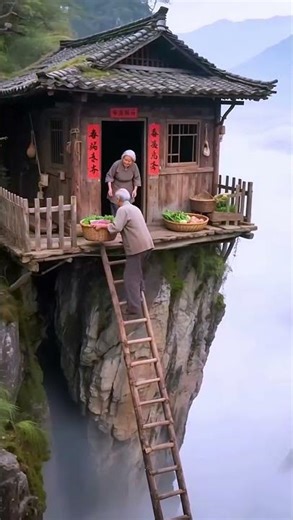 When people turn cliffs into homes #scenery #travel #mountains