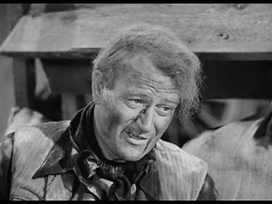 The Final Scene of Red River (1948) Montgomery Clift, John Wayne, Joanne Dru