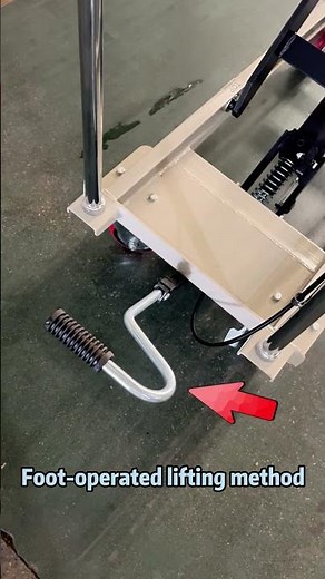 Manual hydraulic lift platform cart—effort-saving, efficient, and safe.