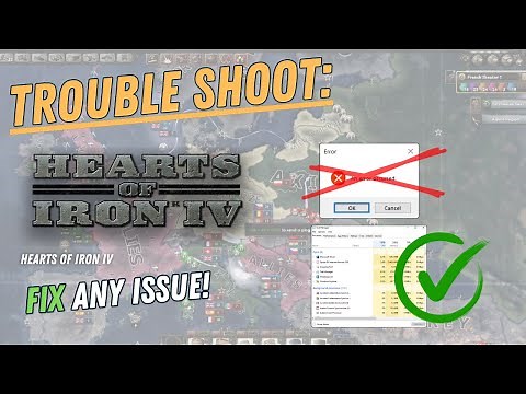 HEARTS OF IRON IV – How to Fix Crashing, Lagging, Freezing, black screen…– Full Tutorial