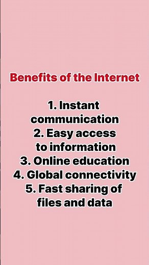 Benefits of the Internet You Should Know!#Internet #BenefitsOfInternet #InternetBasics
