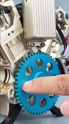 Vortrixe All-Metal Mini V8 engine kit #mechanic #DIYKits #miniatureengine #V8engine