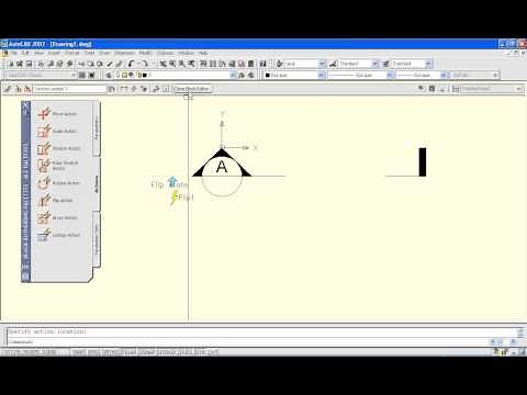 AutoCAD tutorial | Make section symbol AutoCAD block video tutorial