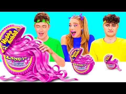 Großer, Mittlerer und Kleiner Teller Challenge | Köstliche Rezepte BaRaDa Challenge