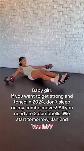 My combo moves method begins tomorrow! 🖇️ in b!0 to join #dumbbellworkout #compoundmovements #fitnesstips #dropfatbuildmuscle #workoutweightloss #fitnessmotivation | Dr. Robin B