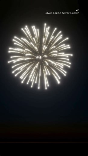 FWsim Shell | Silver Tail to Silver Crown (4")