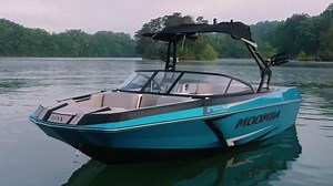 For 2019, the Moomba Max received tons of fresh updates. A3 Tower, AutoWake with multi-sensor technology, new exterior color options, upgraded vinyl, graphic option, new gel patterns and more! @moombaboats #wearemp #mpmafia #wakeboarding #wakesurf #moombaboats #moombamax #noworries | Marine Products
