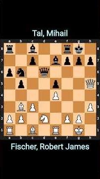 Fischer Robert James vs. Tal Mihail Circa on 1958