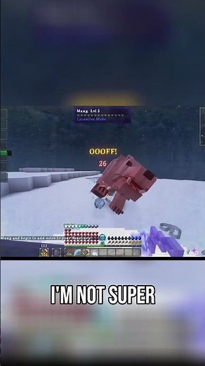 Minecraft RLCraft: Chasing Overclocking Ring in the Snowy Wilds! #shorts