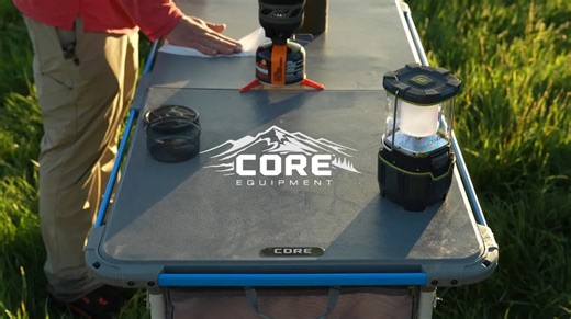 Watch CORE Outdoor Table with FlexRail Features on Amazon Live