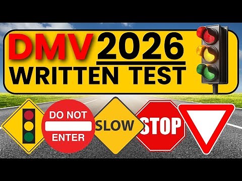 DMV Written Test 2026: Real Questions and Answers (Practice Test)