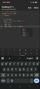 ## sum of two numbers in c++ program##