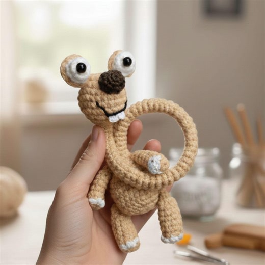 Sid the Sloth Amigurumi Pattern | Long Neck Sloth Crochet PDF Download - Etsy UK