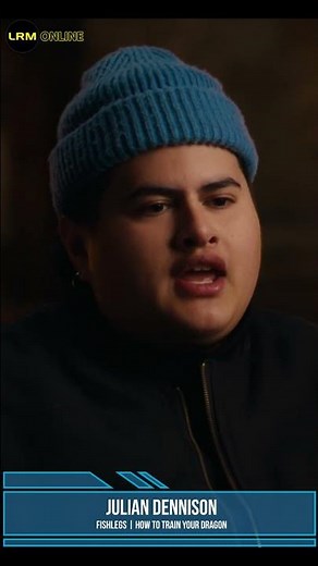 Julian Dennison on Fishlegs in How to Train Your Dragon