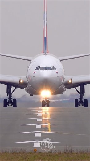 🇷🇸 Beautiful Air Serbia Airbus A330 with Nikola Tesla livery landing at Belgrade Airport from Tianjin. This view sadly does not exist anymore as the runway is closed… —————————————————————————————#airserbia #airbuslovers #plane #planelovers #planespotting | FlyingHigh Aviation