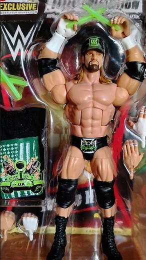 WWE Elite Triple H Action Figure From The Vault #tripleh #dgenerationx #wweelites #thegame #hhh