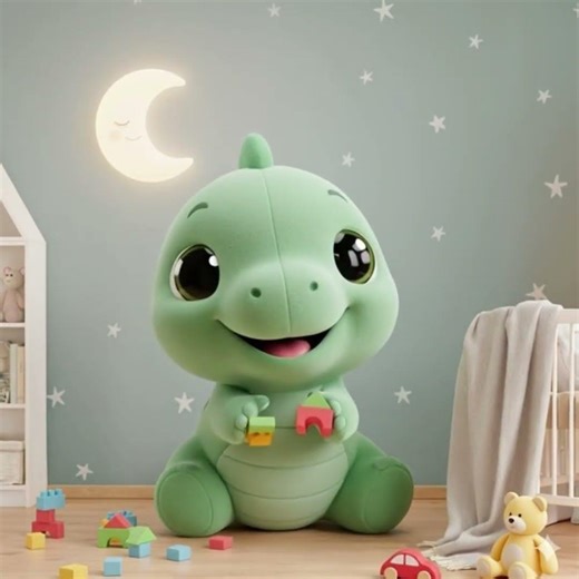 Dino el bebé jugando en paz | video relajante para bebés