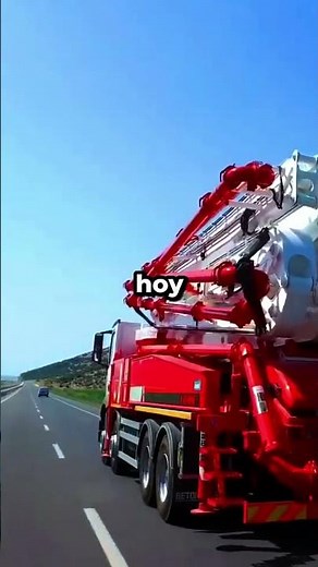 This is how a high-reach concrete pump works 🚧