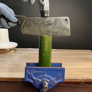 diy planter using concrete and bamboo for your garden 🪴 #garden #concrete #bamboo | RusticKraft