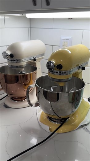 Choosing Between Two Beautiful KitchenAid Mixers