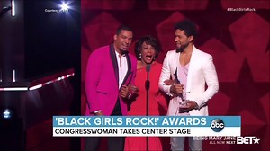 'RECLAIMING HER TIME' AT BLACK GIRLS ROCK: Democratic Congresswoman, Maxine Waters, was honored with the Social Humanitarian Award at the annual Black Girls Rock Awards, hosted by Taraji P. Henson. ABC News’ Briana Stewart reports. | World News Now