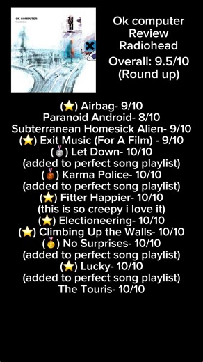 Ok computer review #radiohead #okcomputer #album #musiccritic #rock #albumreview #ranking
